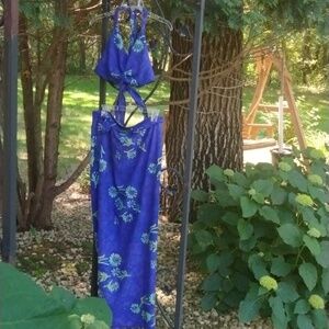 2 piece wrapskirt set-Hibiscus Collection Hawaii, 100 % rayon, one size fits all